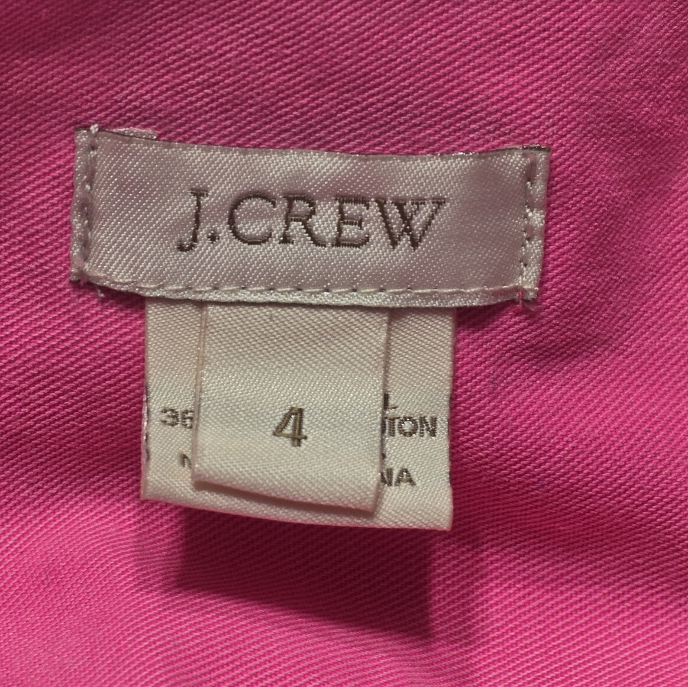 J. Crew Drawstring Shirt Dress Long Sleeves W/Roll Tabs Women's Size 4 - Picture 11 of 12